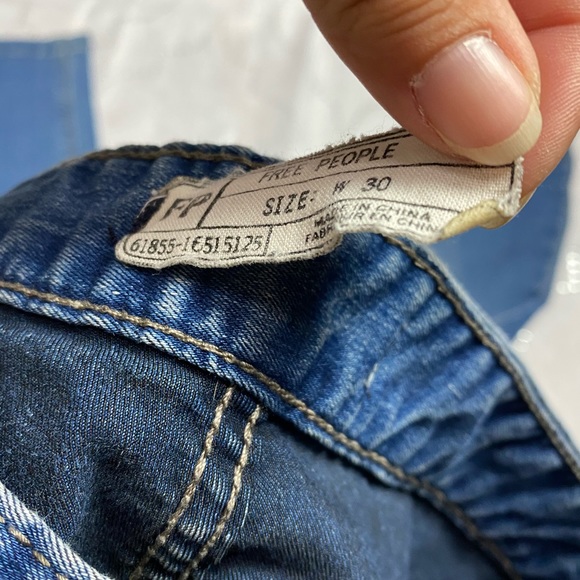 Free People highwaist PullOn Stretchy Skinny Jeans - Picture 8 of 11